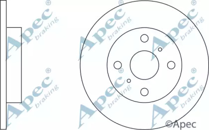 Тормозной диск APEC braking DSK149