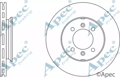 Тормозной диск APEC braking DSK150