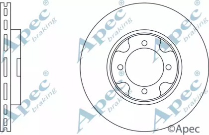 Тормозной диск APEC braking DSK160