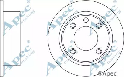 Тормозной диск APEC braking DSK171