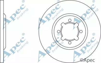 Тормозной диск APEC braking DSK188