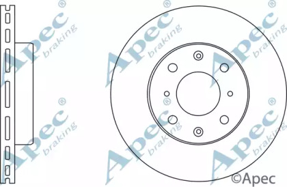 Тормозной диск APEC braking DSK190