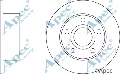 Тормозной диск APEC braking DSK193