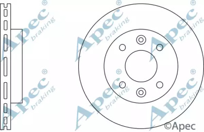 Тормозной диск APEC braking DSK199