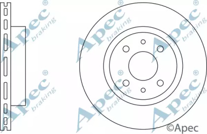 Тормозной диск APEC braking DSK201