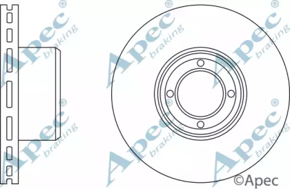 Тормозной диск APEC braking DSK202