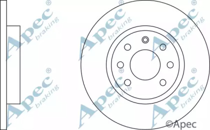 Тормозной диск APEC braking DSK501