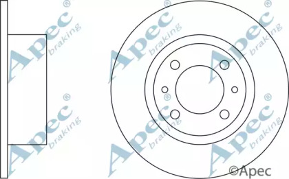 Тормозной диск APEC braking DSK505