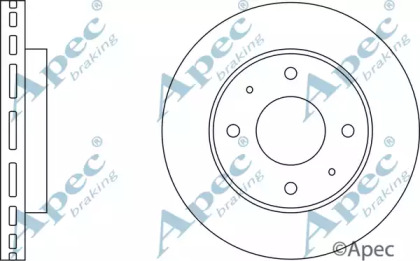 Тормозной диск APEC braking DSK506