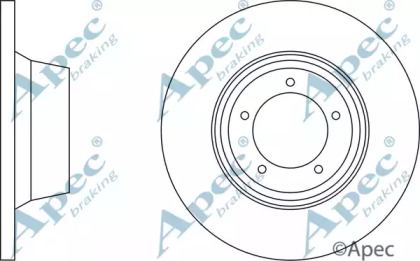 Тормозной диск APEC braking DSK509