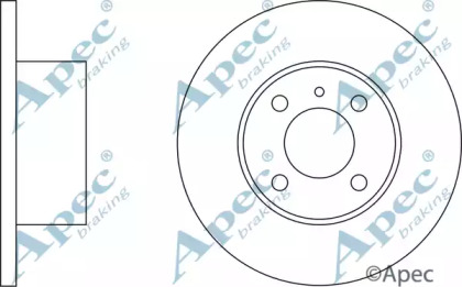 Тормозной диск APEC braking DSK510