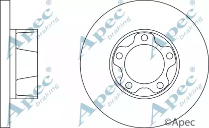 Тормозной диск APEC braking DSK511