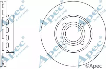 Тормозной диск APEC braking DSK517