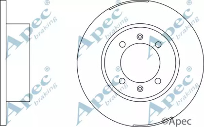 Тормозной диск APEC braking DSK520