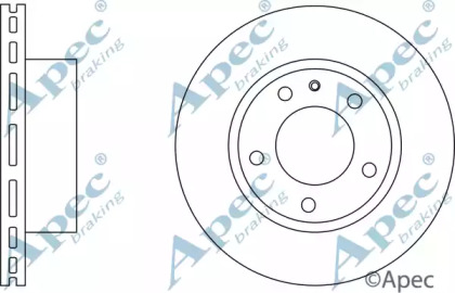 Тормозной диск APEC braking DSK527