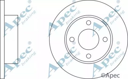 Тормозной диск APEC braking DSK528