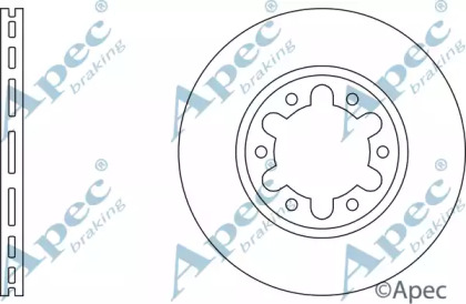 Тормозной диск APEC braking DSK529