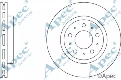 Тормозной диск APEC braking DSK530