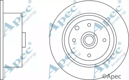 Тормозной диск APEC braking DSK535