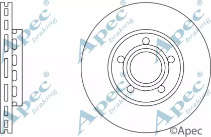 Тормозной диск APEC braking DSK542