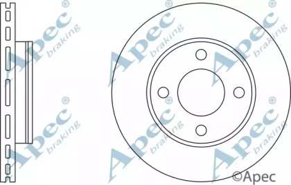 Тормозной диск APEC braking DSK547