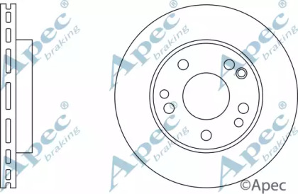 Тормозной диск APEC braking DSK552