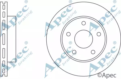 Тормозной диск APEC braking DSK570