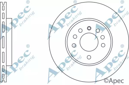 Тормозной диск APEC braking DSK578