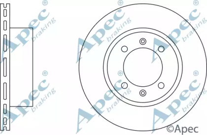 Тормозной диск APEC braking DSK579