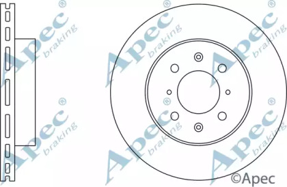 Тормозной диск APEC braking DSK585