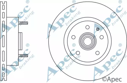 Тормозной диск APEC braking DSK590