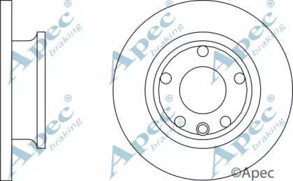 Тормозной диск APEC braking DSK591