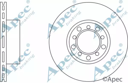 Тормозной диск APEC braking DSK593