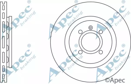 Тормозной диск APEC braking DSK601