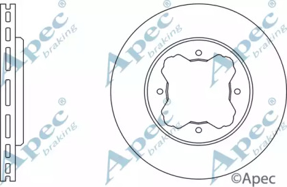 Тормозной диск APEC braking DSK602