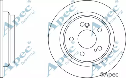 Тормозной диск APEC braking DSK605