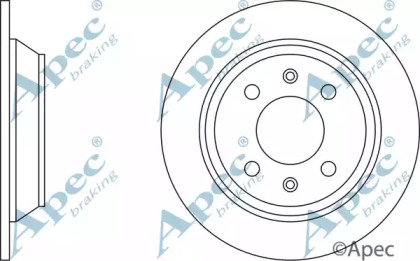 Тормозной диск APEC braking DSK609