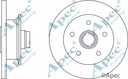 Тормозной диск APEC braking DSK610