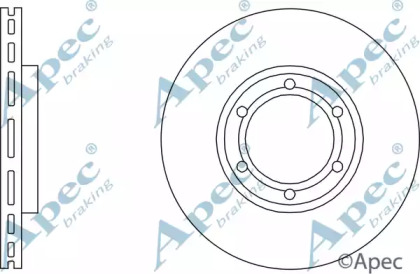 Тормозной диск APEC braking DSK618