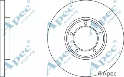 Тормозной диск APEC braking DSK620