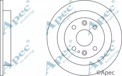 Тормозной диск APEC braking DSK623