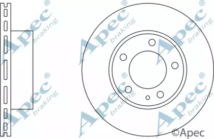 Тормозной диск APEC braking DSK624