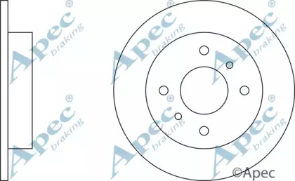 Тормозной диск APEC braking DSK641