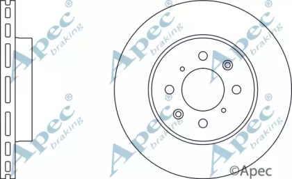 Тормозной диск APEC braking DSK670