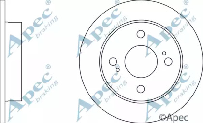 Тормозной диск APEC braking DSK701