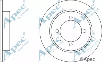 Тормозной диск APEC braking DSK704