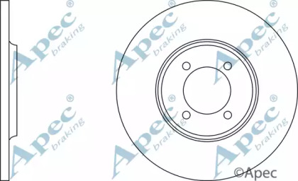 Тормозной диск APEC braking DSK705