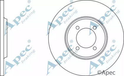 Тормозной диск APEC braking DSK706