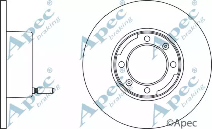 Тормозной диск APEC braking DSK713