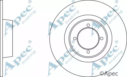 Тормозной диск APEC braking DSK714